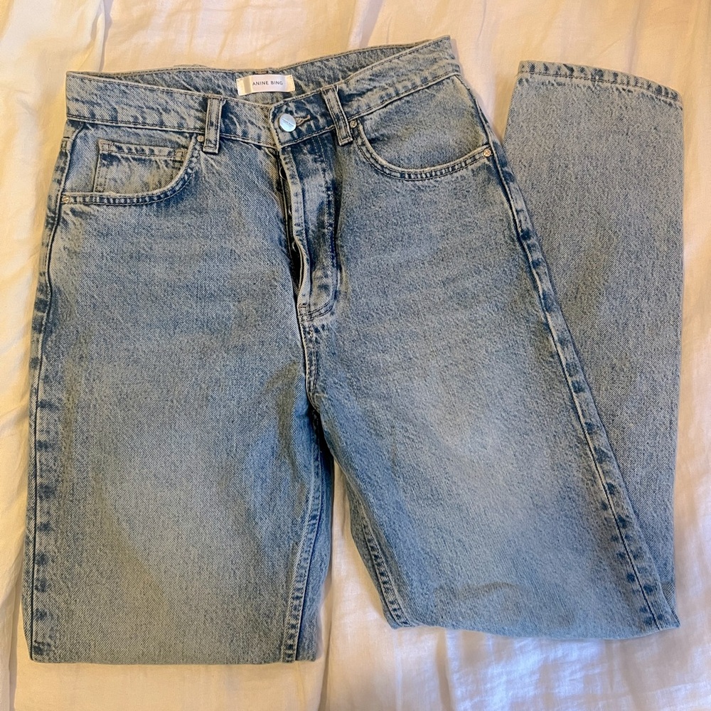 Anine Bing Sonya Light Blue Jeans Size 26